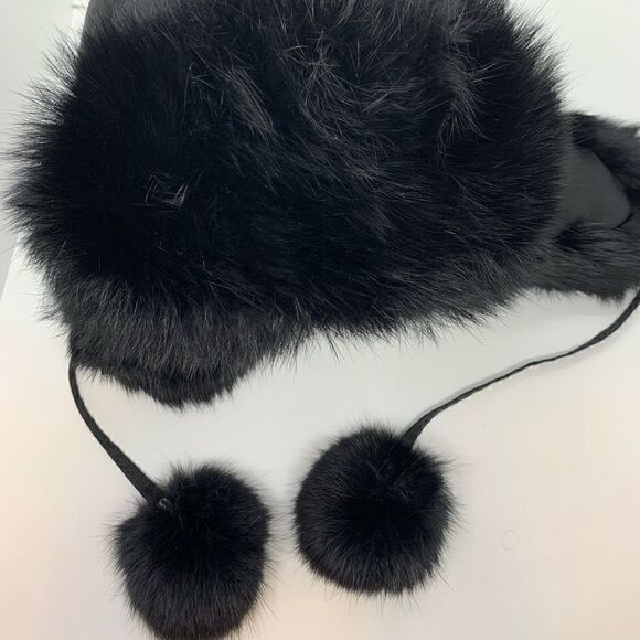 Surell Dyed Fox Fur Trapper Hat - Picture 3 of 10